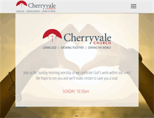 Tablet Screenshot of cherryvaleumc.com